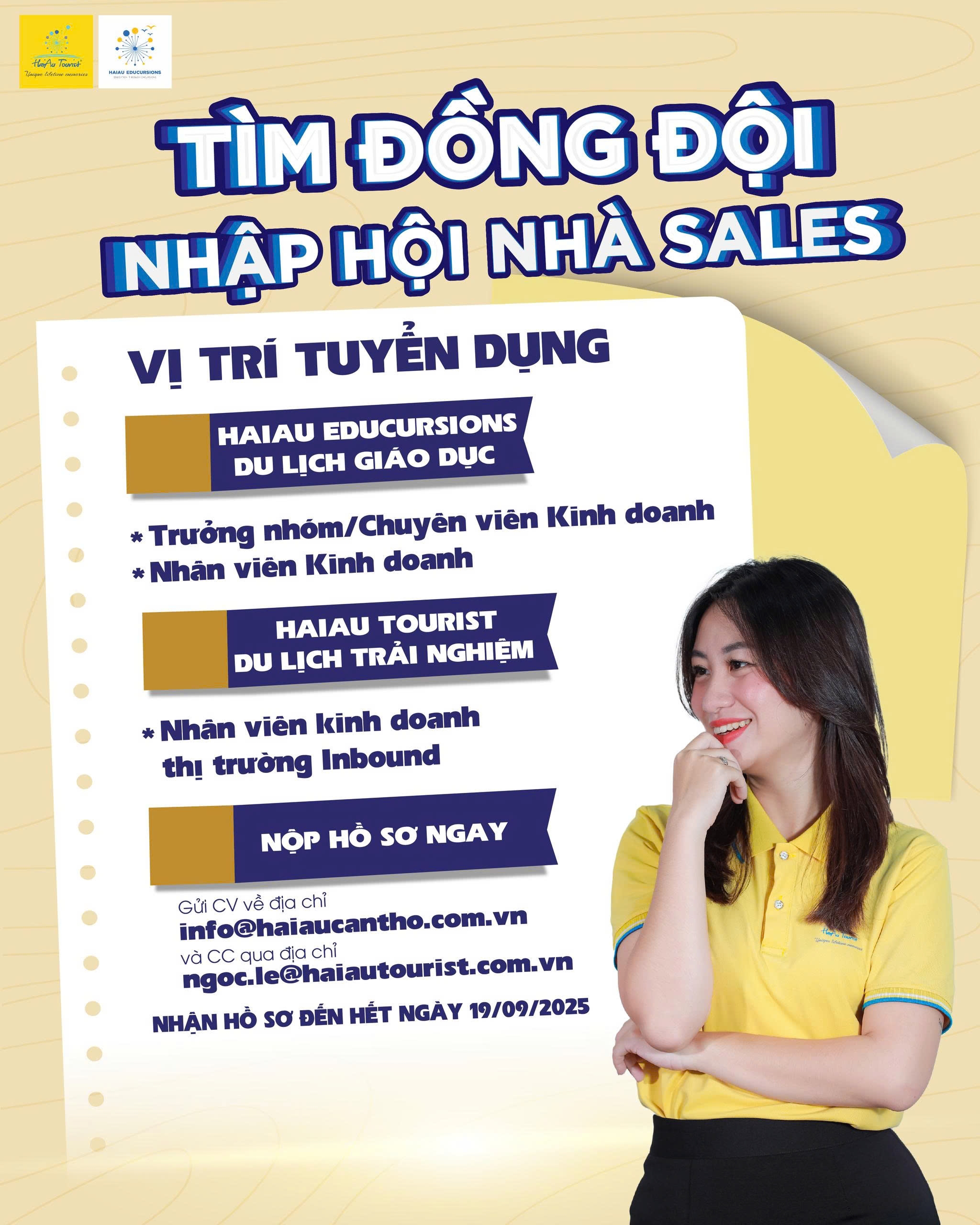 [Tuyển dụng] NHÂN VIÊN KINH DOANH THỊ TRƯỜNG INBOUND